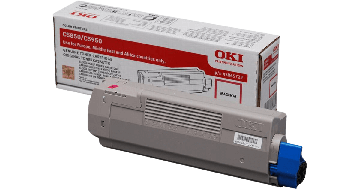 OKI 43865722 magenta original toner 6000 sider