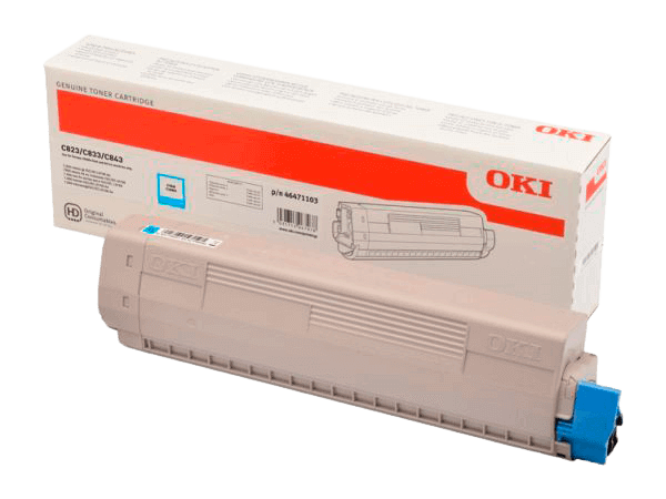 OKI 46471103 cyan original toner 7000 sider