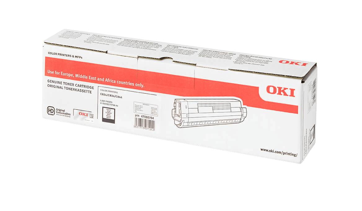 OKI 47095704 sort original toner 5000 sider