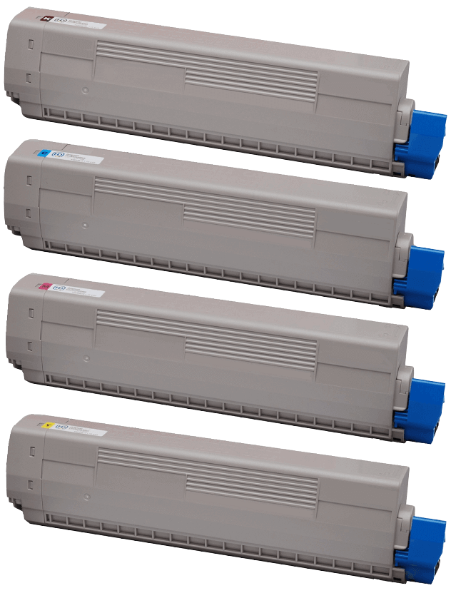 OKI C822 4 stk. rabatpakke toner 29200 sider - kompatibel