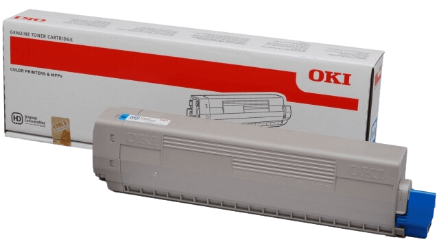 OKI C822 cyan original toner 7300 sider (44844615)