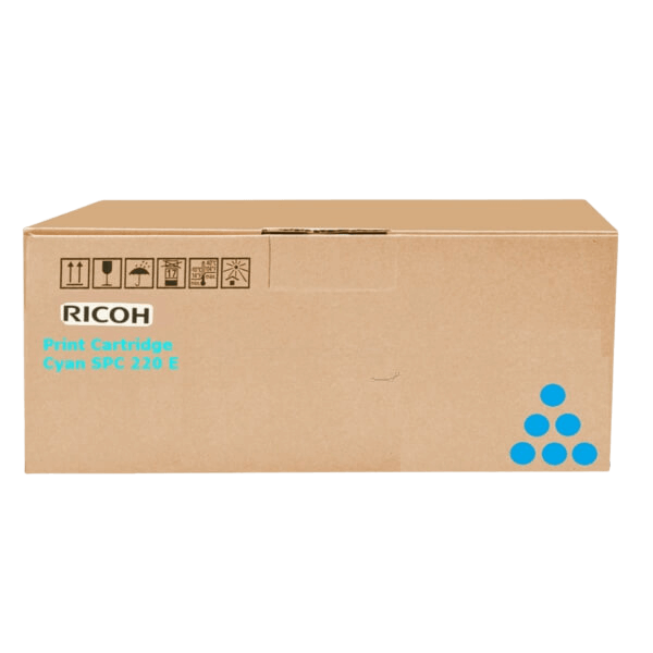 Ricoh TYPE SP C 220 E cyan original toner 2000 sider (407645 / 406053)