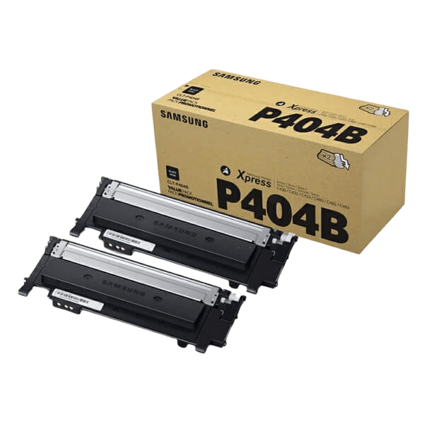 Samsung CLT-P404B twin pack sort original toner 3000 sider (SU364A)