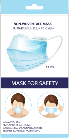 Mundbind papir andet andet 10 sider